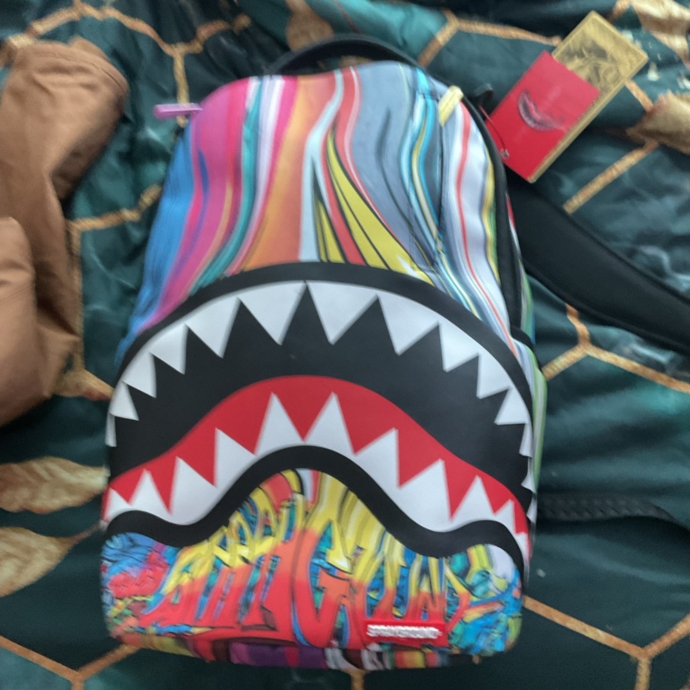 Rainbow Sprayground bookbag